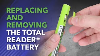 Rapid RH L6 Total Reader - How to Remove Battery
